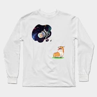 Corgi's Big Dream Long Sleeve T-Shirt